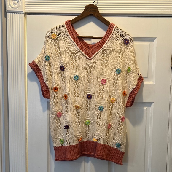 Handmade Sweaters - Colorful Knit Women's Sweater